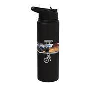 Matchbox - MB Rearview Mirror Off-Roading in The Dessert Stainless Steel Insulated Water Bottle