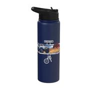 Matchbox - MB Rearview Mirror Off-Roading in The Dessert Stainless Steel Insulated Water Bottle