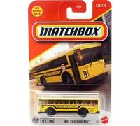 Matchbox MBX EV School Bus, Yellow, 1:64 Scale Diecast Car, 123/125, 2025 Model