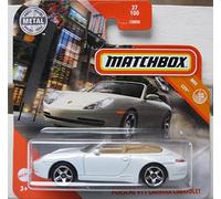 Matchbox MBX - Porsche 911 Carrera Cabriolet - White - GKM56 - Short Card - 2020