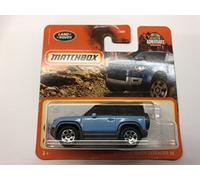 Matchbox Metal 2022 69/100 2020 Land Rover Defender 90 Blue (Short Card) HFR57
