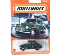 Matchbox Morris Minor Saloon, Green 1:64 Scale Die-Cast Car, 3+ Kids, Unisex, 4 x 7 x 1 Inches