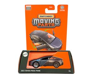 MATCHBOX MOVING PARTS 1/64 2023 TOYOTA PRIUS PRIME GREY JBW81