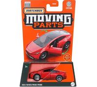 Matchbox Moving Parts Toyota Prius Prime 2023, 1:64 Scale Die-Cast Model Car, Red