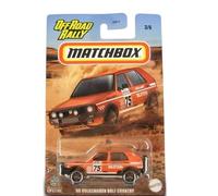 Matchbox Off Road Rally 3/6, '90 Volkswagen Golf Country, Orange, 1:64 Scale Diecast