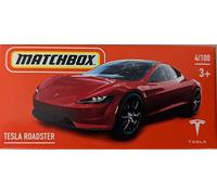 Matchbox Power Grabs Red Tesla Roadster 4/100