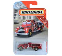 Matchbox Seagrave Fire Engine Truck - 1:64 Scale - Red - Firefighting - 3+