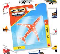 Matchbox Sky Busters Airplane (Styles May Vary) | Toy Helicopter, Space Shuttle, Jet or Other Aircraft with Rolling Wheels and/or Spinning Propellers, JDJ05