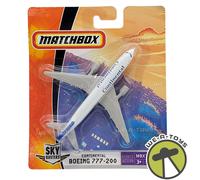 MatchBox Sky Busters Continental Boeing 777-200 Diecast Vehicle 2007 Mattel NEW
