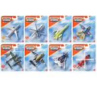 Matchbox Sky Busters Diecast Aircraft Collection, 8 Pack Assortment, Toy Planes and Helicopters JDJ05-979H