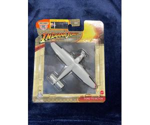 Matchbox Sky Busters Indiana Jones Ford Tri Motor Airplane With Playmat HVM62