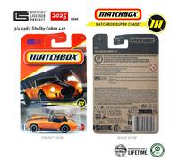 Matchbox Super Chase 1965 Shelby Cobra 427 - 2025 Mainline Case K with Case