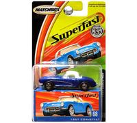 MATCHBOX SUPERFAST 35TH ANNIVERSARY Blue 1957 Corvette #68 1 of 15500 Made