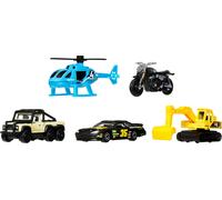 Matchbox Toy 5-Pack of 1:64 Scale Die-Cast Vehicles, Mix of 5 Cars, (US IMPORT)