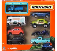 Matchbox 1:64 Scale Die-Cast Toy Cars or Trucks, Set of 8, Themed Multipack of 8 Vehicles Including 1 Exclusive (Styles May Vary), HVR81