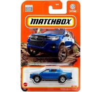 Matchbox Toyota Hilux Pickup Truck [Blue] 35/100, 1:64 Scale Diecast Toy Vehicle