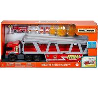 Matchbox Transporter Fire Rescue Hauler with Accessories Playset Official