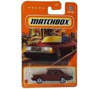 Matchbox Volvo 240 Diecast Car, 1:64 Scale, Red, 88/100, 1986 Model