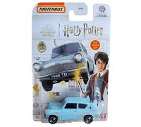 Matchbox Wizarding World 1962 Ford Anglia 1:64 Die-Cast Car, Blue, 7"L x 5"W x 2"H, Limited Edition 42/100, Collectible, Display-Worthy, For Fans, Children (3 Years And Up), Unisex