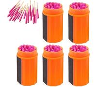 Matches,Windproof Waterproof Matches,Outdoor Survival Tool,for Hiking Camping (5Box)