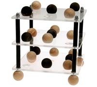 matches21 HOME & HOBBY Tic-Tac-Toe 3D DIY Wooden Craft Set for Children from 12 Years Play Kit