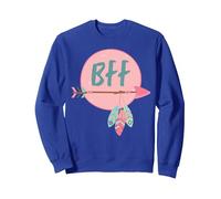 Matching Bff Best Friends Forever Girls Boho Matching BFF Sweatshirt, Adult Unisex, Royal Blue, X-Large