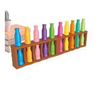 Matching Bottles by Color Game - Fun Memory Training & Color Matching - Challenge Games for Family Groups Travel Camping Parties Night