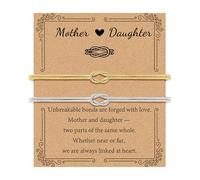 Matching Bracelets for Couples Love Knot Bracelet Pinky Promise Soulmate Relationship Friendship Bracelets Forever Infinity Jewelry Gifts for Women Teen Her Him, Small, Stainless Steel, no gemstone