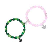Matching Bracelets for Couples Magnetic Matching Couple Long Distance Love | Adjustable Connecting Bracelets for Graduation Valentines Day