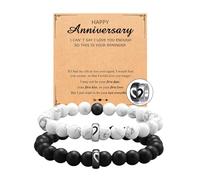 Matching Bracelets for Couples Valentines Day Gifts for Her Love Heart Locked Bracelets for Bf and Gf Valentines Day Gifts, L, Alloy, no gemstone