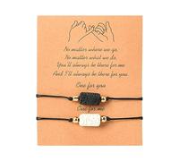 Matching Bracelets Gift for Couple Friend Bff Birthday Gifts for Husband Boyfriend Valentines Christmas Gifts for Girlfriend Wife Anniversary Wedding Gift for Him and Her Long Distance Touch Bracelets