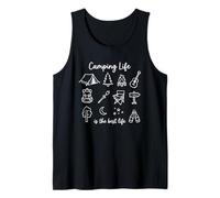 Matching Camp Mountain Camping Life is The Best Tank Top
