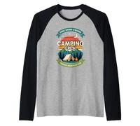 Matching Camper Group Crew for Fun Mountain Weekend Trips Raglan Baseball Tee