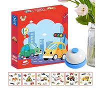 Matching Card Game - Concentration Training Toy, Children's Tabletop Game, Matching Kids | Cognitive Skill Development For Boys Girls Home Family Night Holiday Gatherings Party Travel Picnic