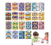 Matching Card Game - Interactive Fault Finding Cards, Spot The Difference Concentration Training Games For Children, Early Learning Educational Game, Brain Development, Focus And Memory Skill