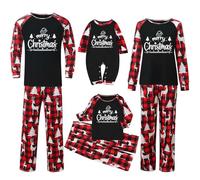 Matching Christmas for Family Two Piece Christmas Deer Xmas Mom and Daughter Warm Matching Sets Holiday Soft Graphic Holiday Tops and Bottoms Santa Merry Christmas Comfy Couples Wine