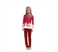 Matching Christmas PJs for Family - Christmas Pyjamas Family, Cozy Outfits for Holiday Movie Nights & All-Age Family Time Red