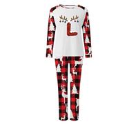 Matching Christmas Pjs for Family,Christmas Pyjamas for Family,2025 A-Z Letters Graphic Xmas Pyjamas Matching Family Xmas PJs Set for Women Men Sleepwear Nightwear Loungewear Women