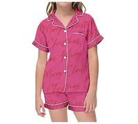 Matching Christmas Pyjamas For Kids Boys Children'S Christmas Print Short Sleeve Shorts Cardigan Children'S Pyjamas Two Sets