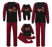 Matching Christmas Pyjamas Set Clearance,Christmas Pyjamas Today's Deals,Family Christmas Pyjamas Set Long Sleeve T-Shirt & Long Pants Xmas Holiday Pyjamas Sets for Dad Mom Kids Baby Xmas Outfits
