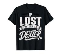 Matching Couples If Lost Return to Dexter Funny Vintage Value Graphic T-Shirt