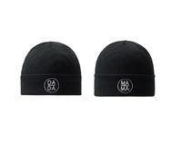 Matching 'DADA' & 'Mama' Knit Beanies Set - His and Hers Soft Woolly Hats for New Parents, Cozy Couple Beanie Gift for Baby Shower, Christmas or Valentine’s Day