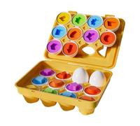 Matching Egg Toys - Interactive Shape Sorter Toys | Eggs Shape Color Sorting Games | for Kid Boys Children Teens Women Men Adult Kindergarten Birthday New Year