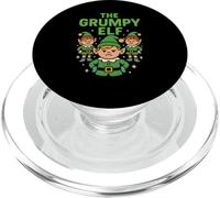 Matching Elf The Grumpy Elf Fun Kids Family Christmas PopSockets PopGrip for MagSafe