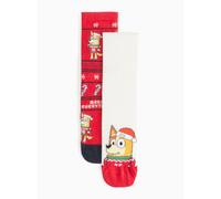 Matching Family Christmas Bluey Printed Ankle Socks 2 Pack 4-8