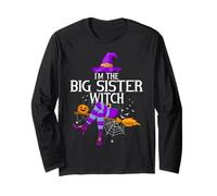 Matching Family Costume I'm The Big Sister Witch Halloween Long Sleeve T-Shirt