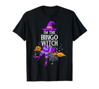 Matching Family Costume I'm The Bingo Witch Halloween T-Shirt