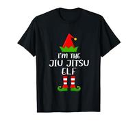 Matching Family Group I'm The Jiu Jitsu Elf Christmas T-Shirt