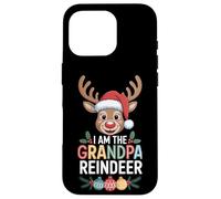 Matching Family I Am The Grandpa Reindeer Christmas Party Case for iPhone 16 Pro