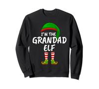 Matching Family I'm The Grandad Elf Christmas Sweatshirt